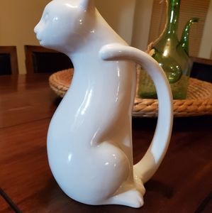 Italian Pitcher in modern white.  1991 Pier One original